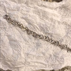David Yurman Heart bracelet silver & 18K y. gold